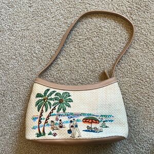 Etienne Aigner beach straw bag